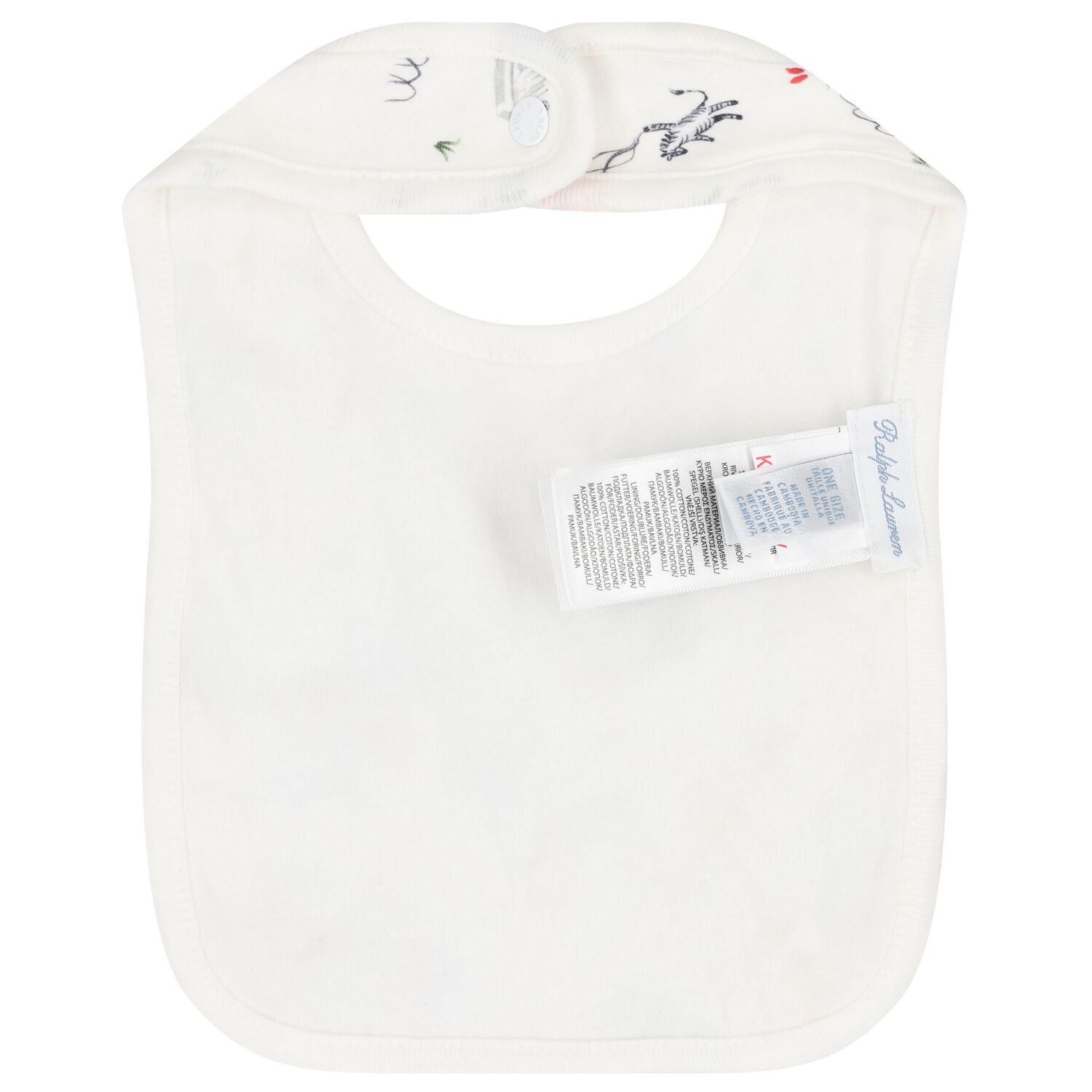 Ivory Central Park Baby Bib, 1, hi-res