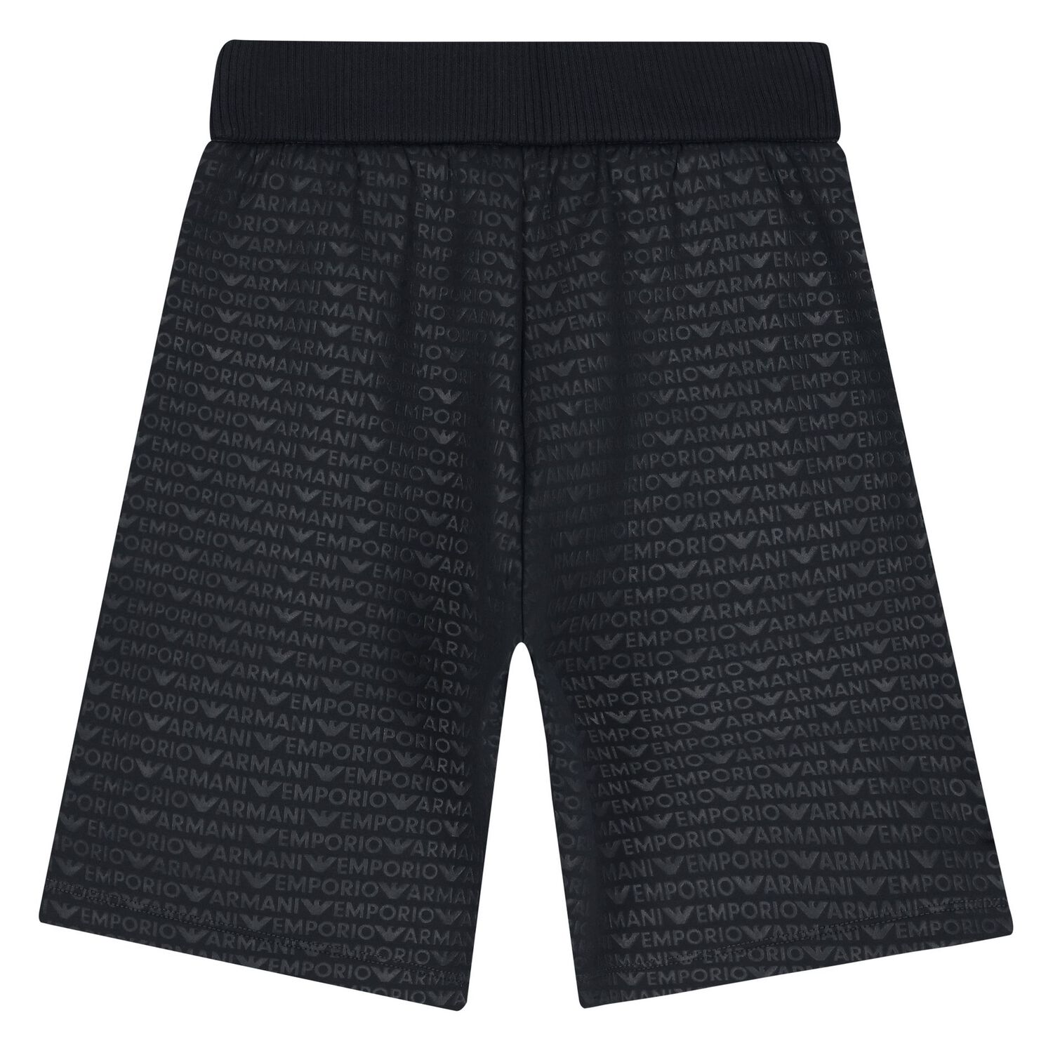 Boys Navy Blue Logo Shorts, 1, hi-res
