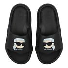 Boys Black Logo Sliders, 1, hi-res