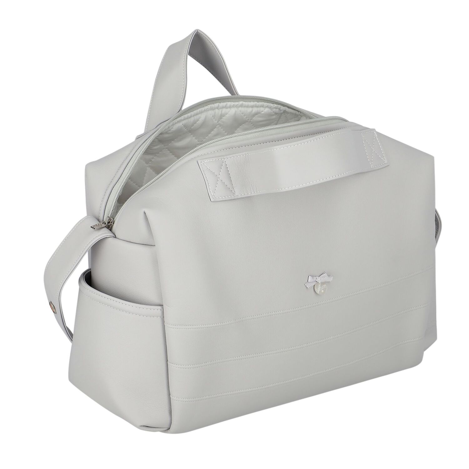 Grey Baby Changing Bag, 2, hi-res