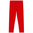 Girls Ivory & Red Leggings Set, 1, hi-res