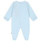 Baby Boys Blue Logo Babygrow, 2, hi-res