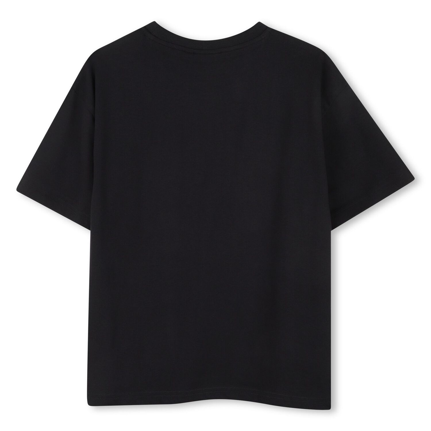 Boys Black Logo T-Shirt, 1, hi-res