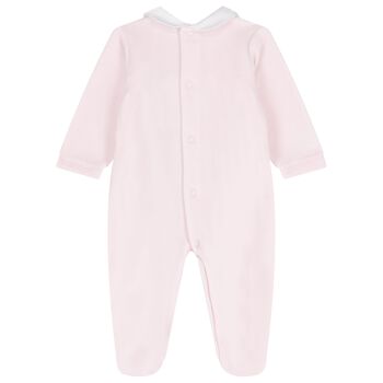 Baby Girls Pink Babygrow