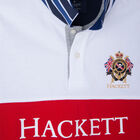 Boys White Logo Polo Shirt, 1, hi-res