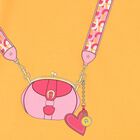 Younger Girls Orange Logo Bag Dress, 1, hi-res