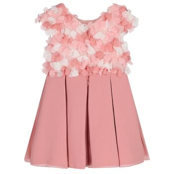 Girls Pink Flower Dress