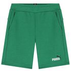 Boys Green Logo Shorts, 4, hi-res