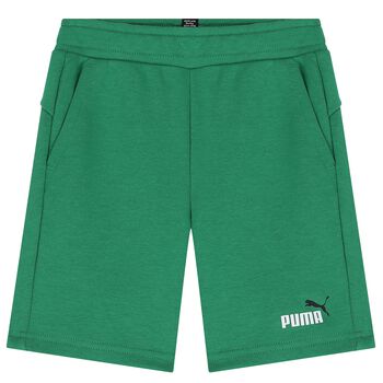 Boys Green Logo Shorts