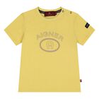Younger Boys Yellow Logo T-Shirt, 1, hi-res