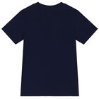 Boys Navy Blue Polo Bear T-Shirt, 1, hi-res