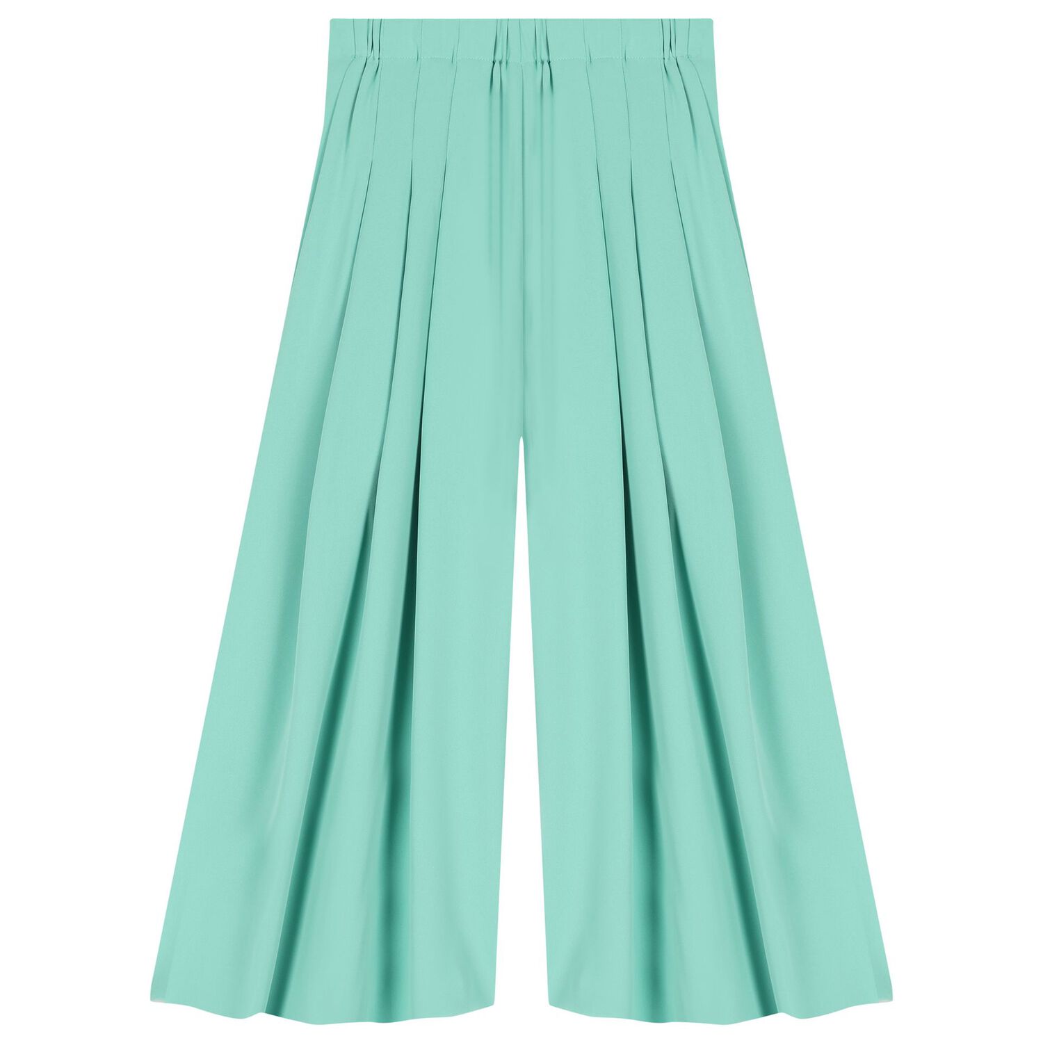 Girls Green Crepe Trousers Set, 1, hi-res image number null