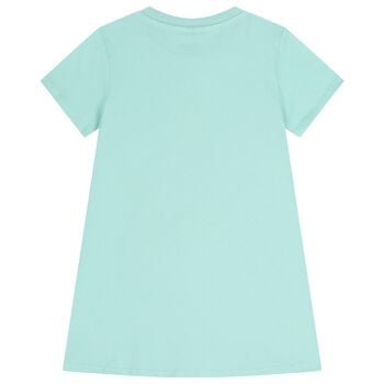 Girls Aqua Star Dress