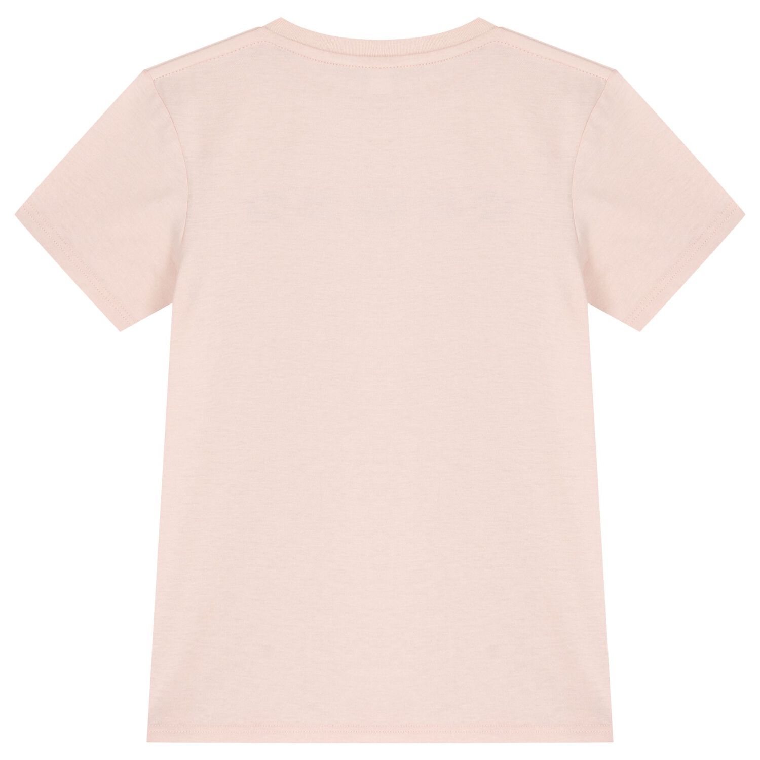 Girls Pink Cotton Logo T-Shirt, 3, hi-res