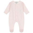 Baby Girls Pink Logo Babygrow Set, 4, hi-res