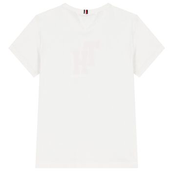 Boys White Logo T-Shirt