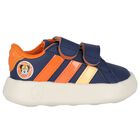 Boys Navy Blue Disney Grand Court Trainers, 1, hi-res