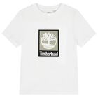 Boys White Logo T-Shirt, 2, hi-res