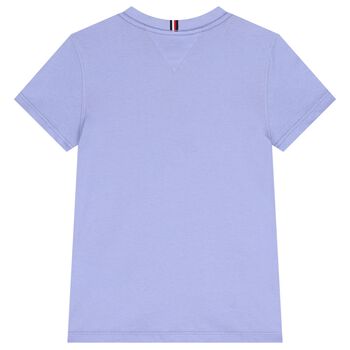 Boys Purple Logo T-Shirt