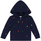 Baby Boys Navy Logo Tracksuit, 1, hi-res