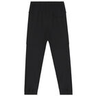 Boys Black Logo Joggers, 1, hi-res