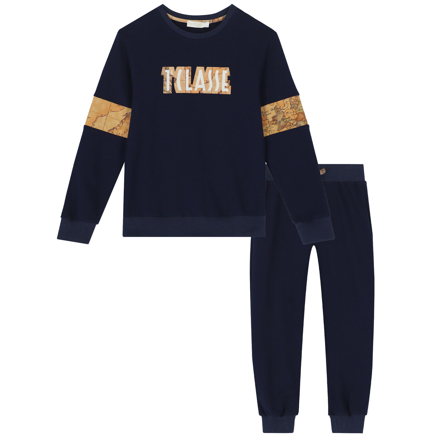Boys Navy Logo Tracksuit, 1, hi-res image number null