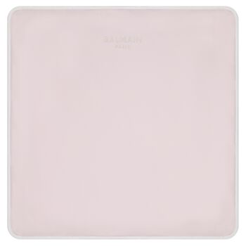 Baby Girls Pink & Gold Logo Blanket