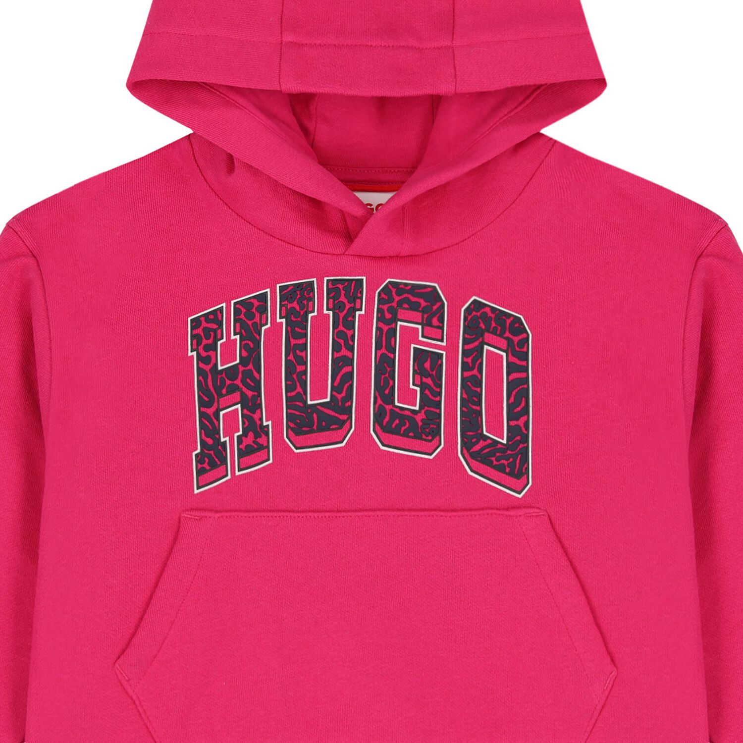 Girls Pink Logo Hooded Top, 1, hi-res image number null