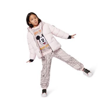 Girls Pink Bandana Disney Joggers