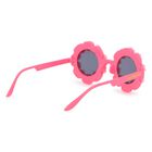 Girls Pink Flower Sunglasses, 1, hi-res