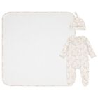 White & Beige Africa Babygrow Gift Set, 2, hi-res