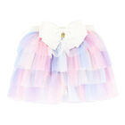 Girls Pink & Purple Tulle Skirt, 1, hi-res