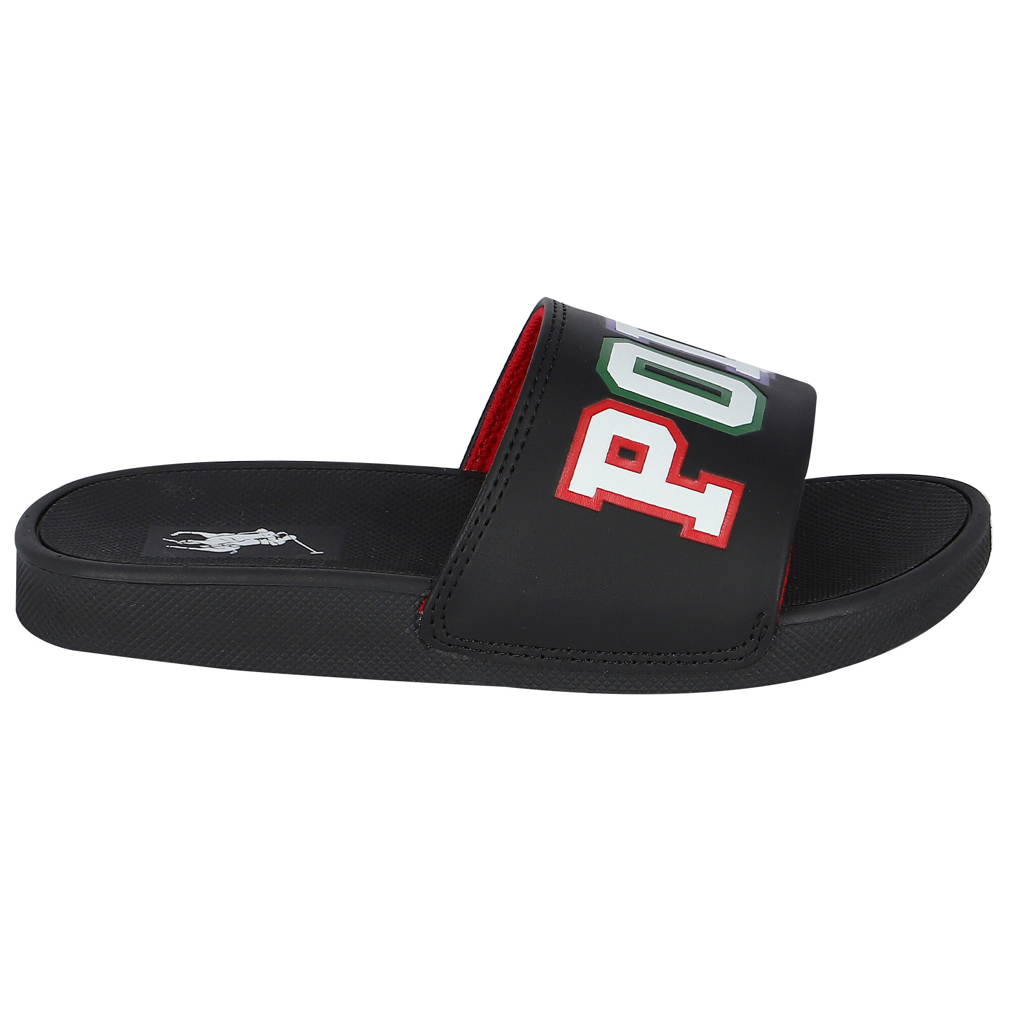 Ralph lauren sliders black store