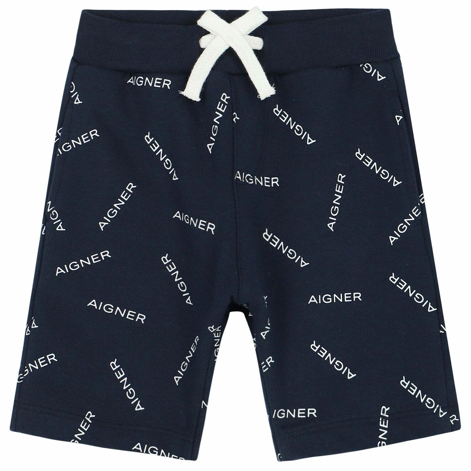 Boys Navy Logo Shorts, 1, hi-res image number null