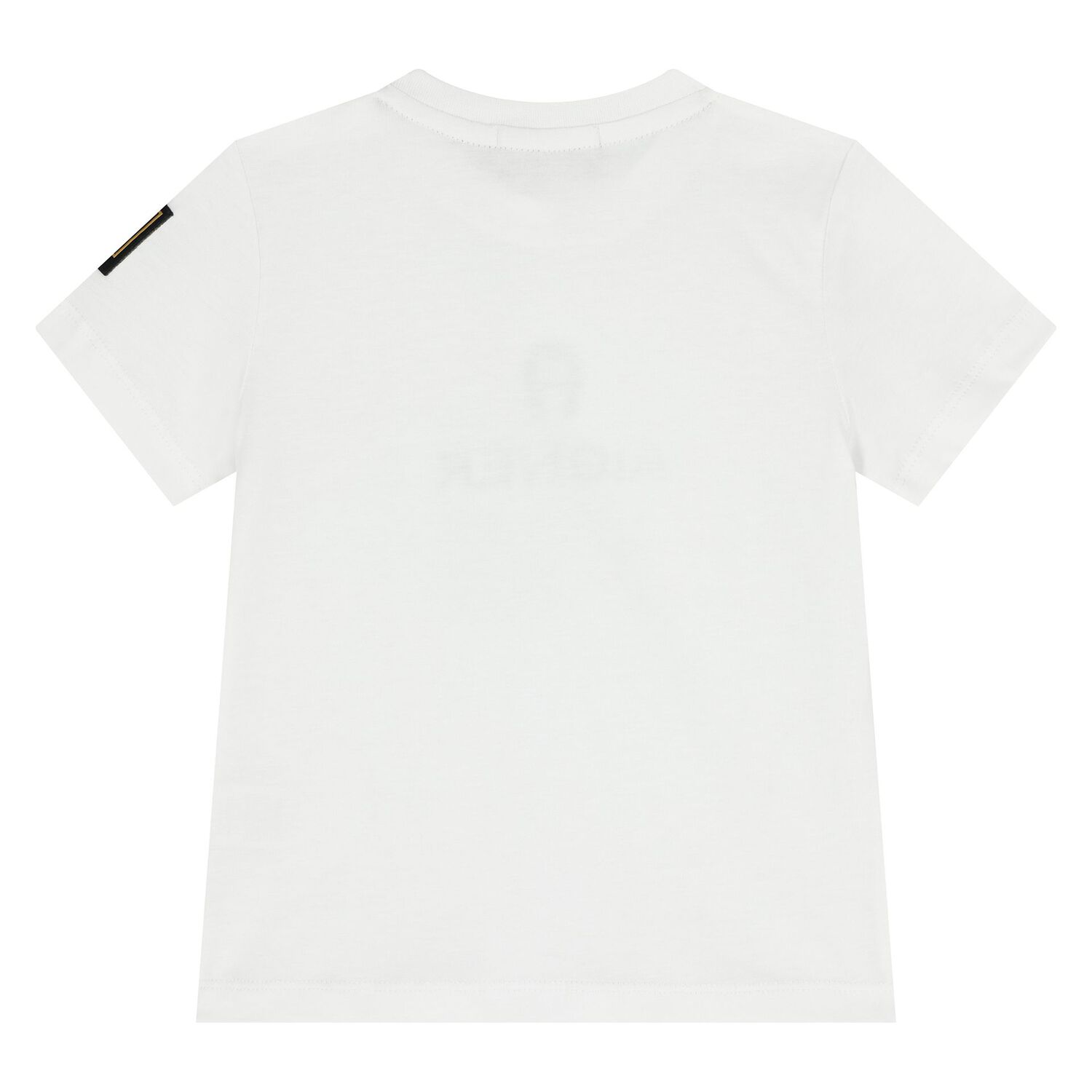 Younger Boys White Logo T-Shirt, 1, hi-res