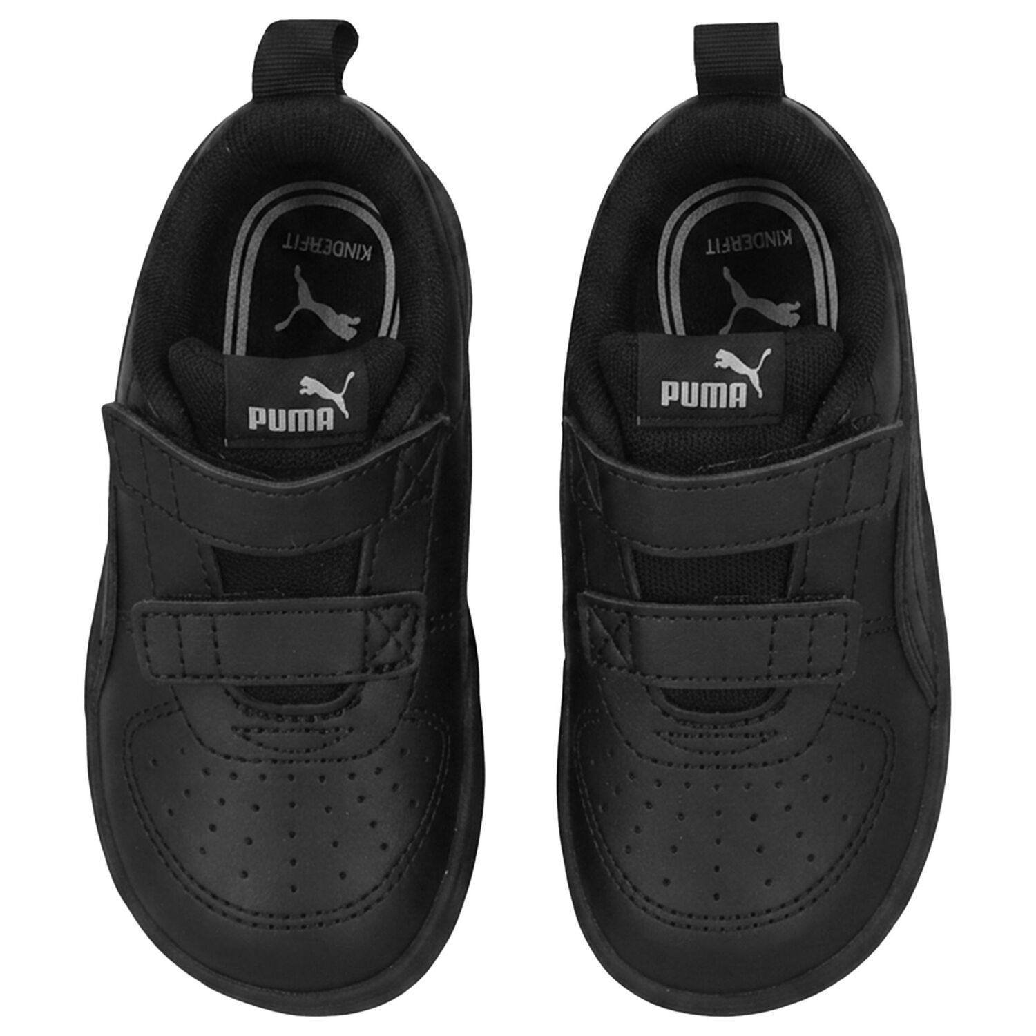 Younger Black Logo Rickie V Inf Trainers, 2, hi-res