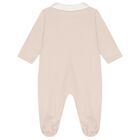 Beige & Ivory Logo Babygrow Gift Set, 1, hi-res