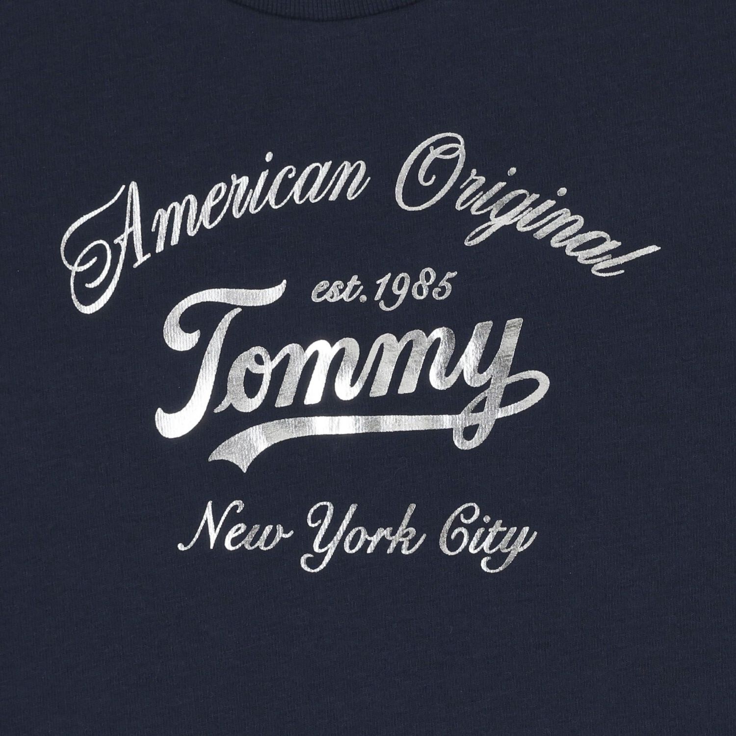 Girls Navy Blue Logo T-Shirt, 1, hi-res image number null