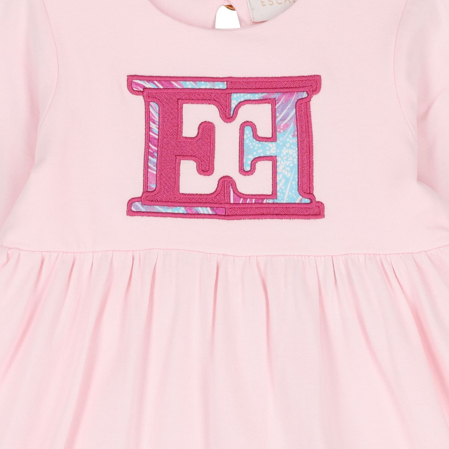 Younger Girls Pink Logo Dress, 1, hi-res image number null