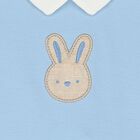 Baby Boys Blue Romper, 1, hi-res