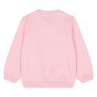 Younger Girls Pink Teddy Bear Logo Tracksuit , 5, hi-res