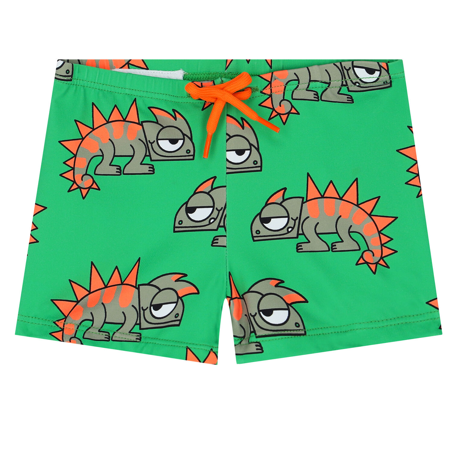 Younger Boys Green Chameleon Bodysuit Set, 1, hi-res