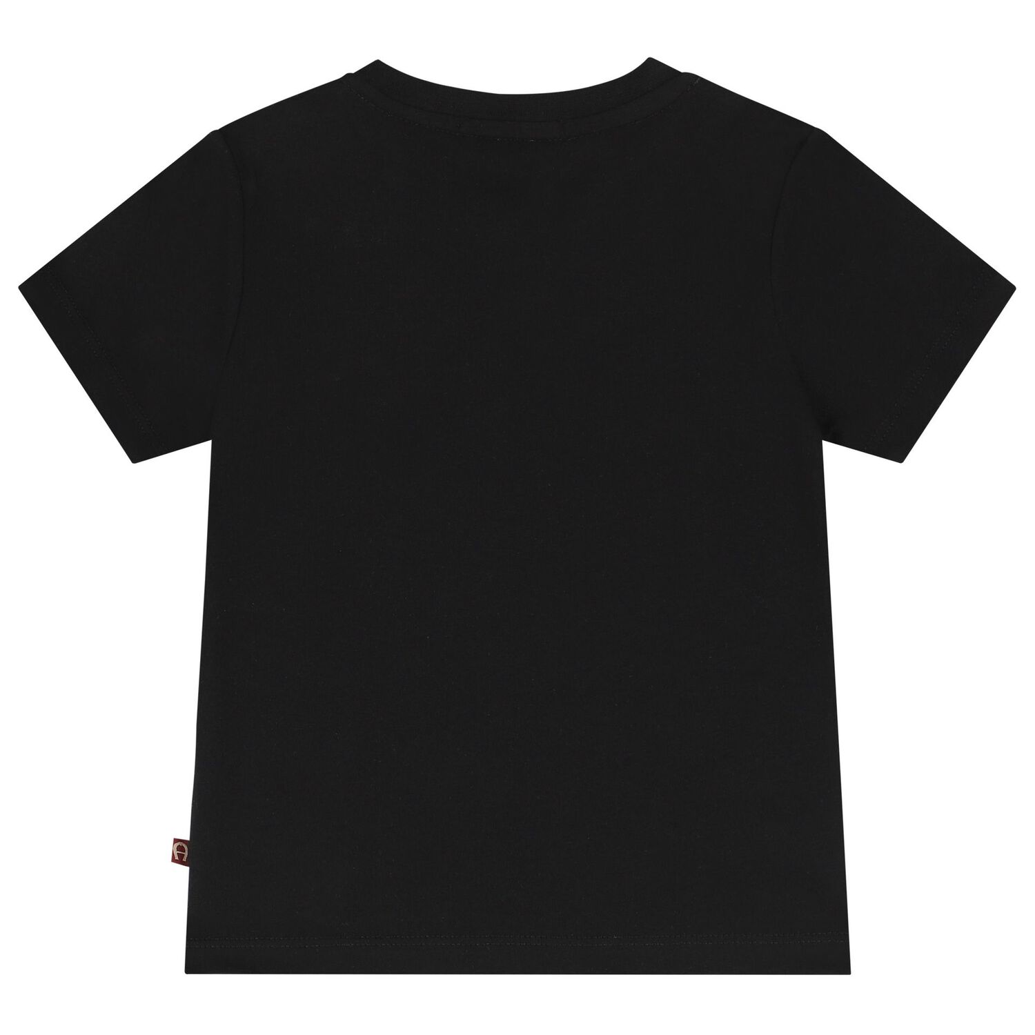 Younger Boys Black Logo T-Shirt, 2, hi-res