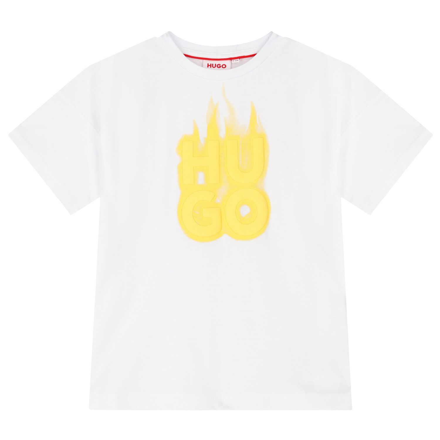 Boys White Logo T-Shirt, 2, hi-res image number null