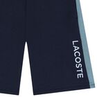 Boys Navy Blue Cotton Jersey Shorts, 1, hi-res