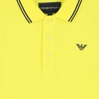 Boys Yellow Logo Polo Shirt, 2, hi-res