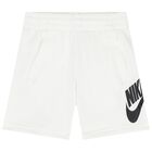 Boys White Jersey Shorts, 2, hi-res