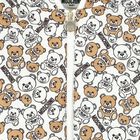 Baby Ivory Teddy Logo Jacket, 1, hi-res