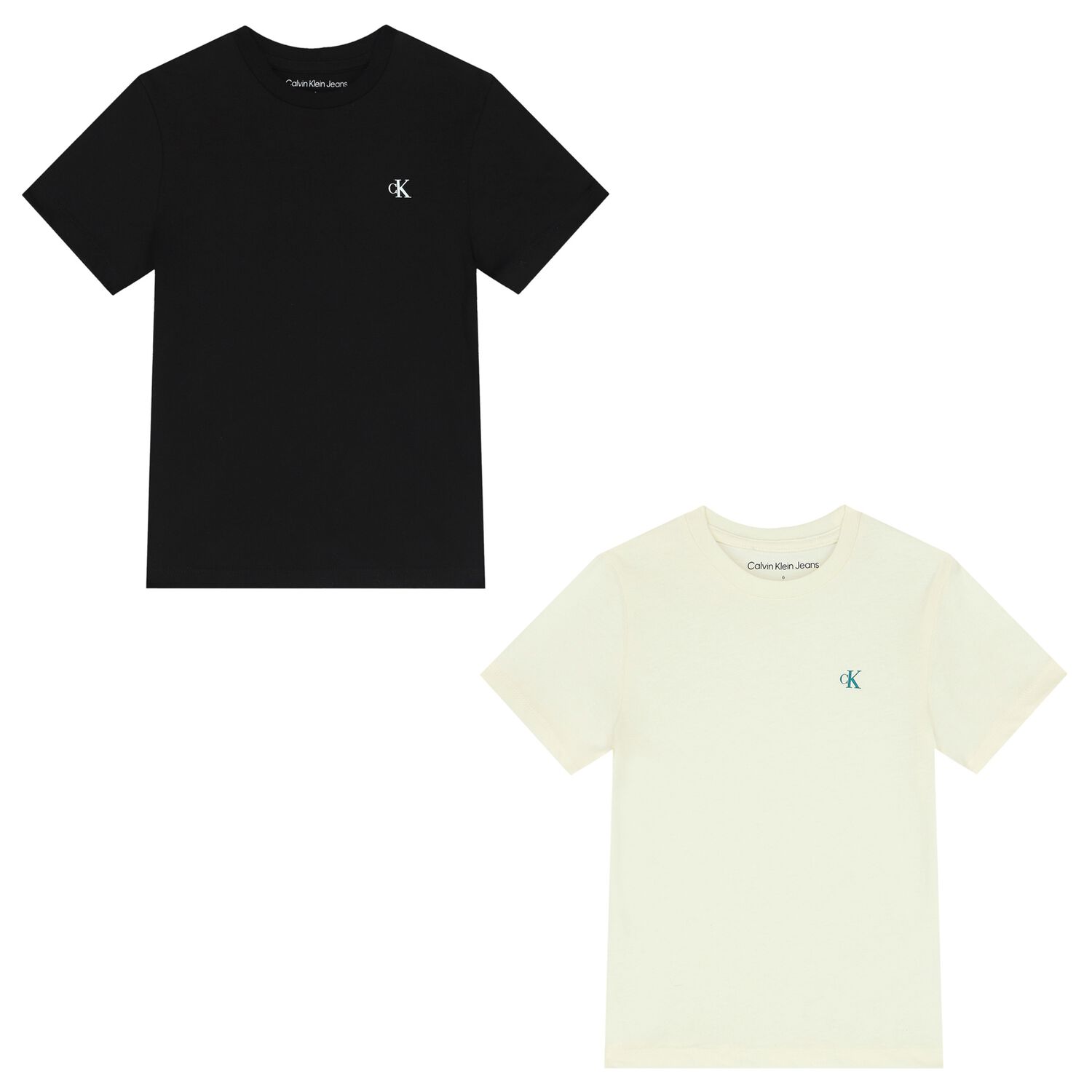 Boys Black & Beige Logo T-Shirts ( 2-Pack ), 10, hi-res