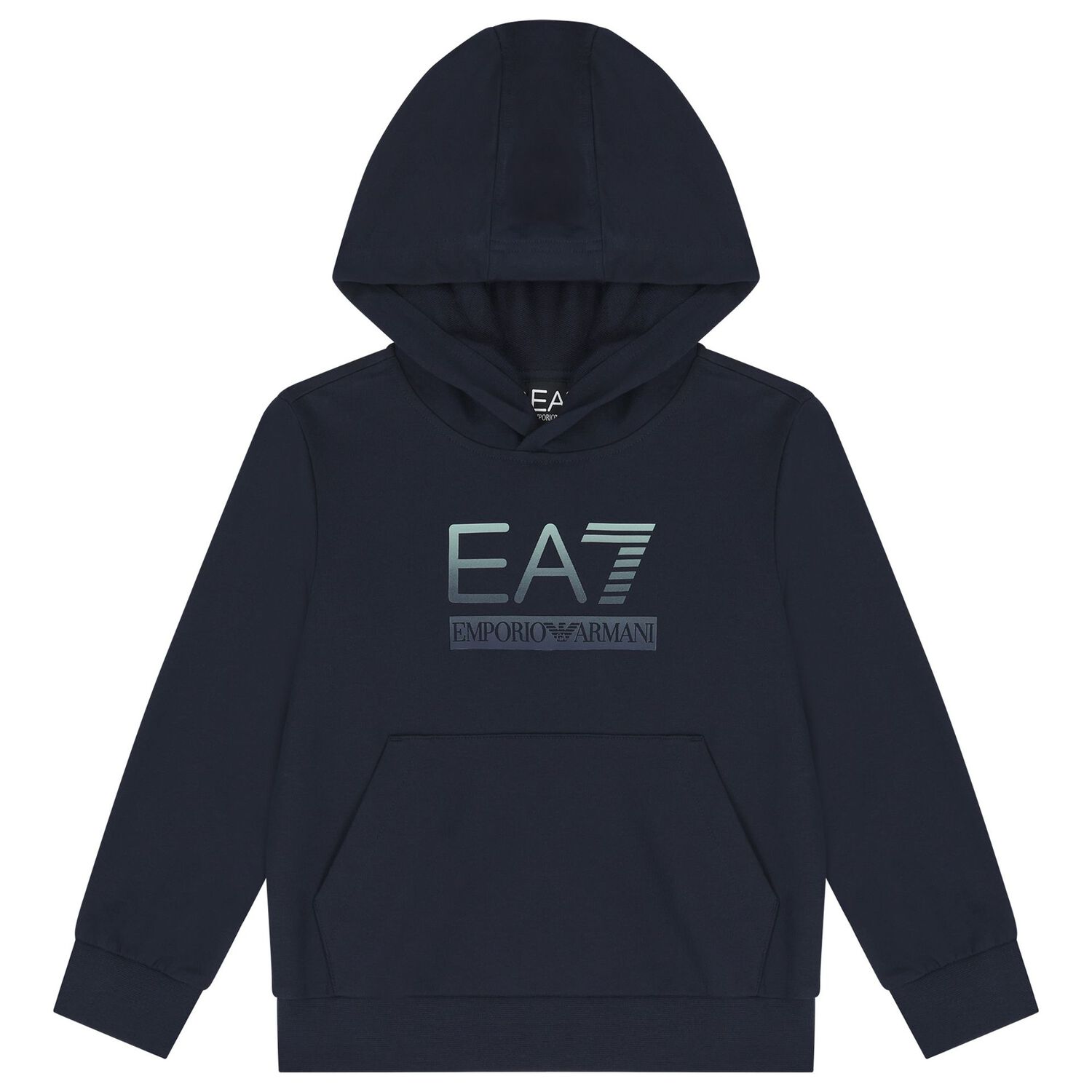 Boys Navy Blue Logo Tracksuit, 2, hi-res